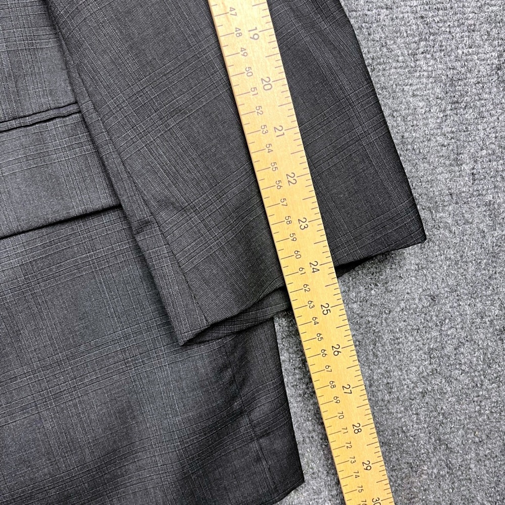 Jos A Bank Grey Glen Plaid Lanificio T.G. Di Fabio 130's 2 Piece Suit 50r 46x25 - Picture 6 of 16